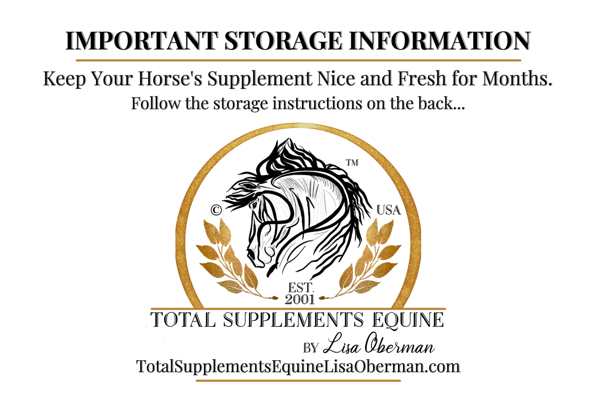 Total Supplements size 48 servings, best horse supplement