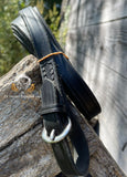 9.5 ft Spanish Leather Leadline w/ Plain Buckle